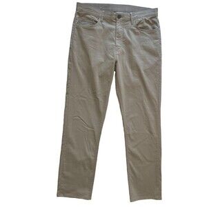 Faherty Reserve Movement Organic Cotton Pant Fossil W30 L30 Stretch Travel Chino